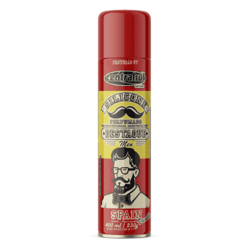SILICONA PERFUMADA SPAIN AEROSOL 400ML CENTRALSUL (6 unidades)