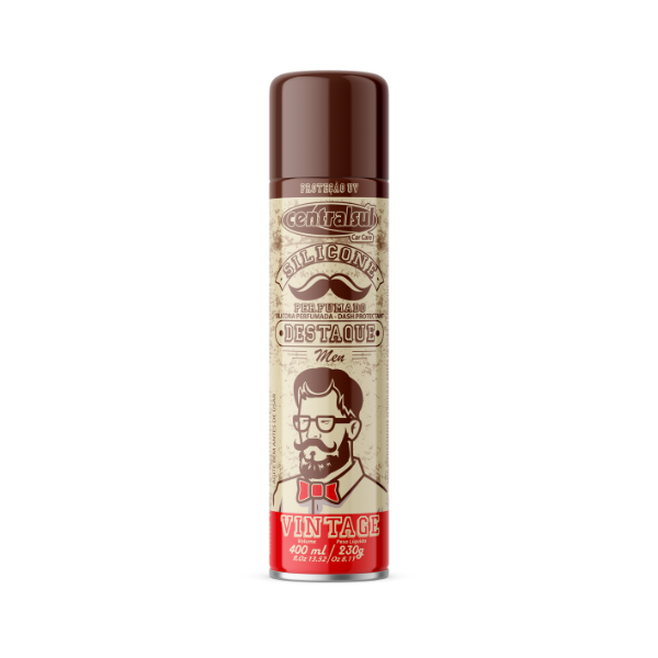 SILICONA PERFUMADA VINTAGE AEROSOL 400ML CENTRALSUL (3 unidades)