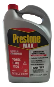 ANTICONGELANTE + REFRIGERANTE PRESTONE MAX ASIAN 50/50 (rojo) 1GAL