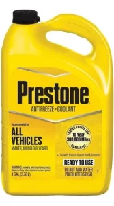 ANTICONGELANTE + REFRIGERANTE PRESTONE COR-GUARD 50/50 (amarillo) 1GAL